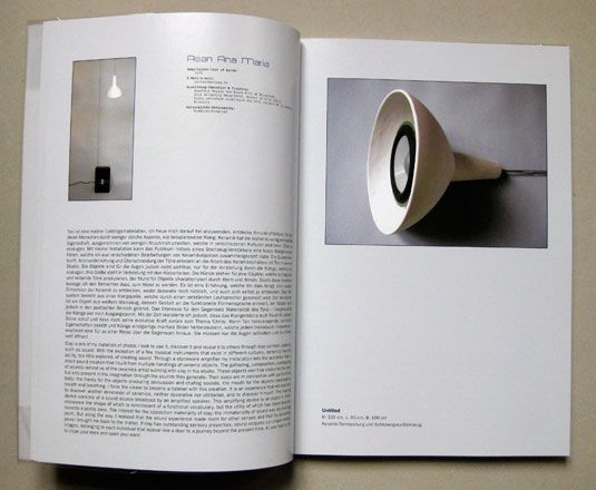 Catalogue 8 internationale Keramikbiennale Kapfenberg